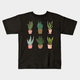 Snake Plant | 6 pots Kids T-Shirt